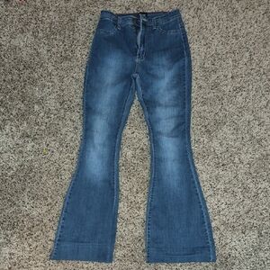 Stylish Indigo Flare Women's Jeans